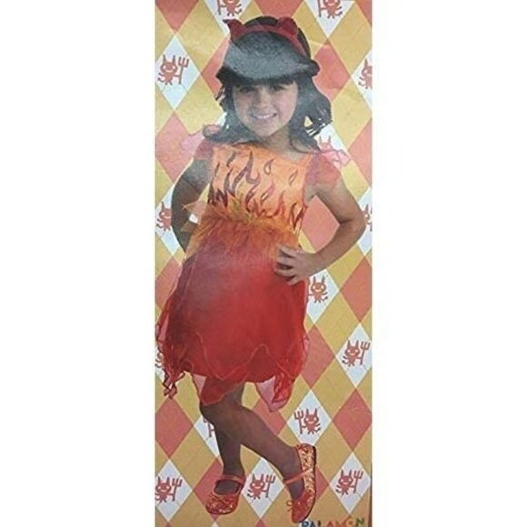 Devil Halloween Costume 3T 4T Dress Up Outfit Headband‎ Cosplay Character NWT - Picture 3 of 6